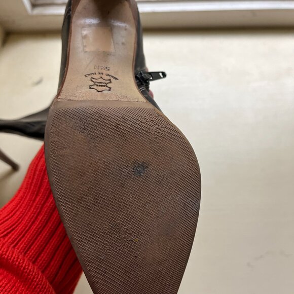 Kenneth Cole NY Point Break II Leather Stiletto boots - Picture 7 of 10